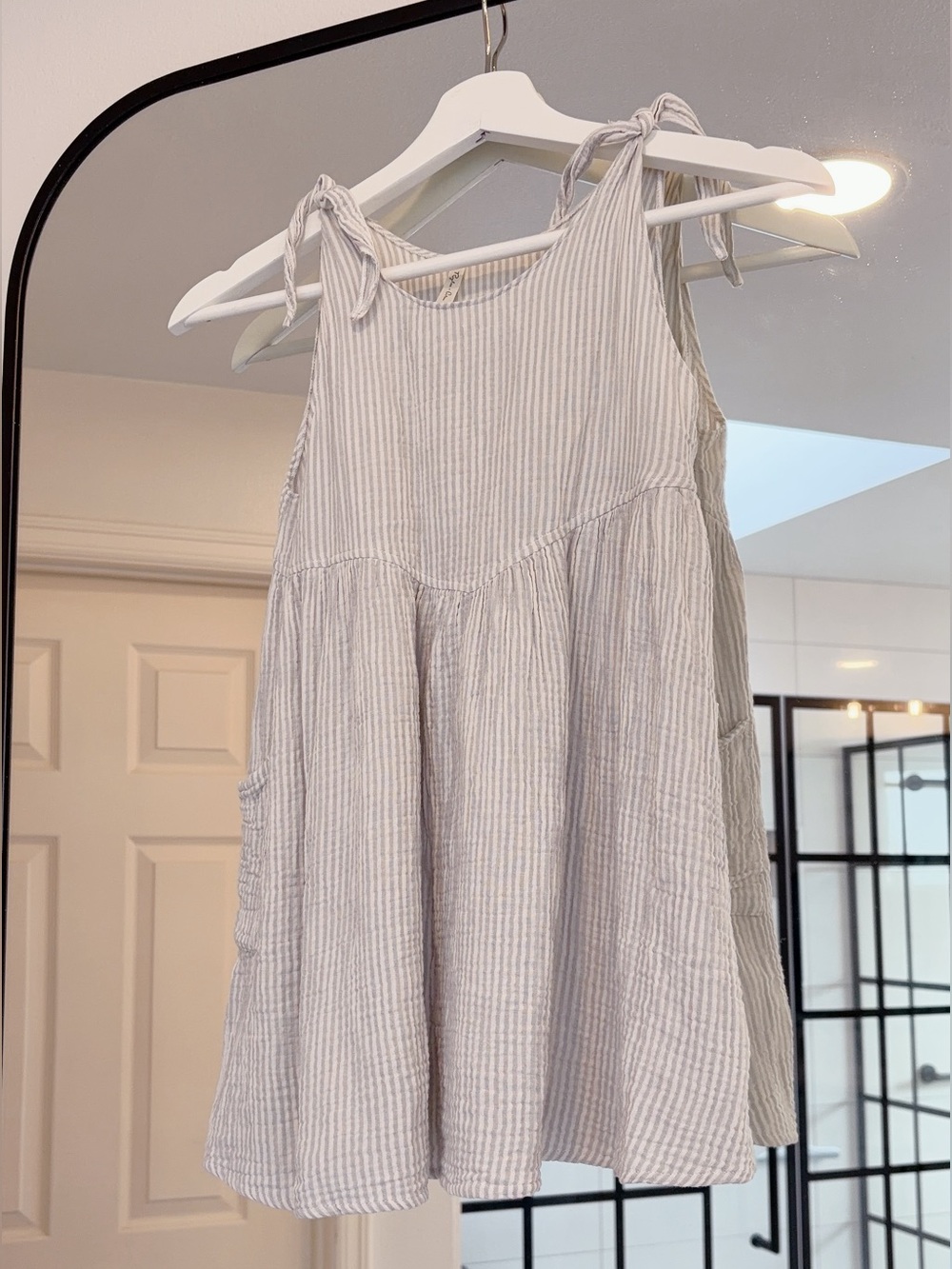 KIDS - Rylee&Cru Stripped Gauze dress, size 8-9
